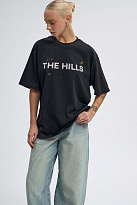 Футболка хлопковая черная The Hills